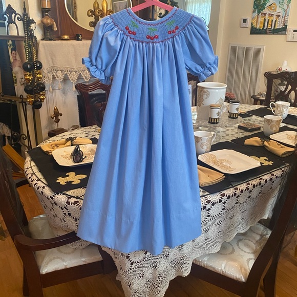 NWT Banbury Cross Smocked Girls Dress size 5 - Picture 2 of 16